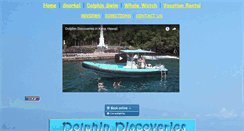 Desktop Screenshot of dolphindiscoveries.com